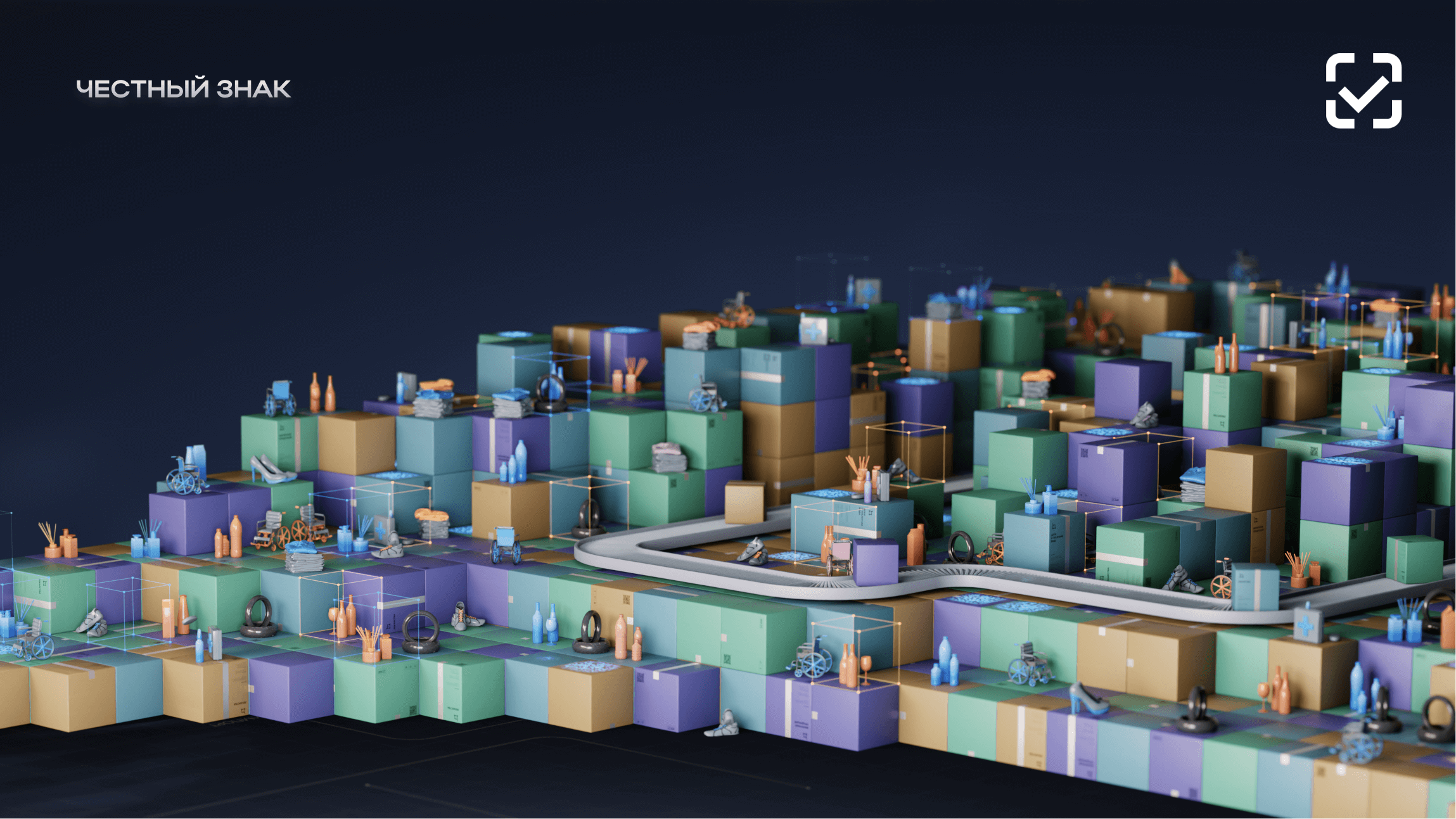 Custom data visualization for the situational center of the «Chestny ZNAK» service